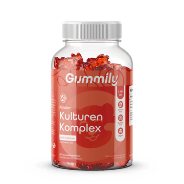 Bakterienkulturgummis für Kinder mit Kalzium & Vitamin D – Erdbeere