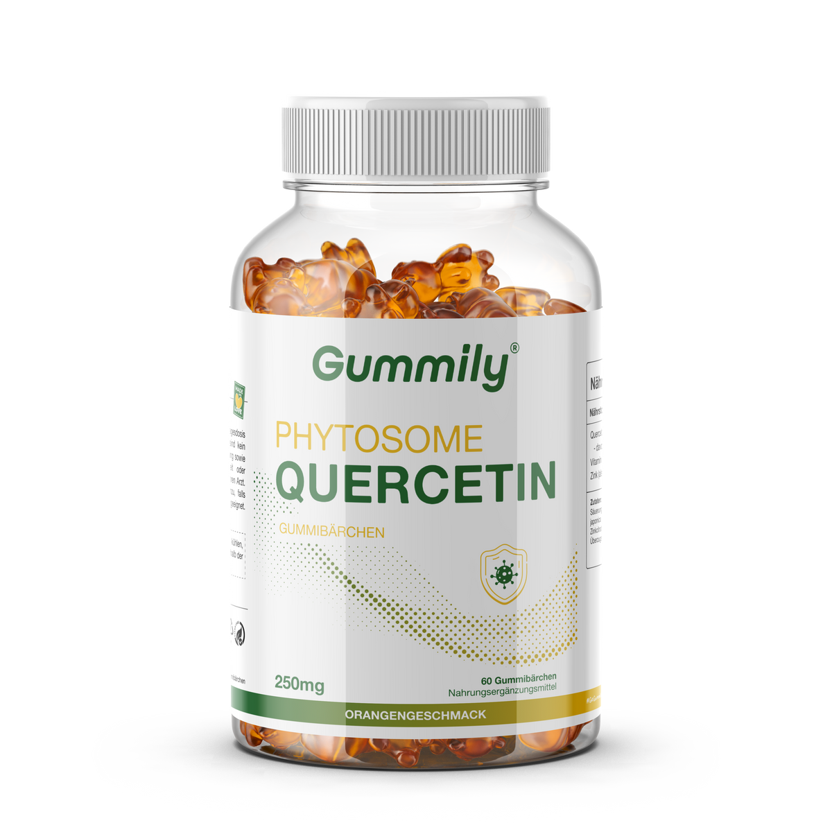 Quercetin Phytosome Gummies with Vitamin C & Zinc – Orange