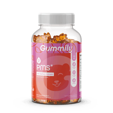 PMS Komplex Gummibärchen mit Mönchspfeffer & Safran – Orange