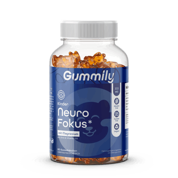 Löwenmähne Gummis mit Magnesium, Vitamin C, D3 & Zink – Blaubeere