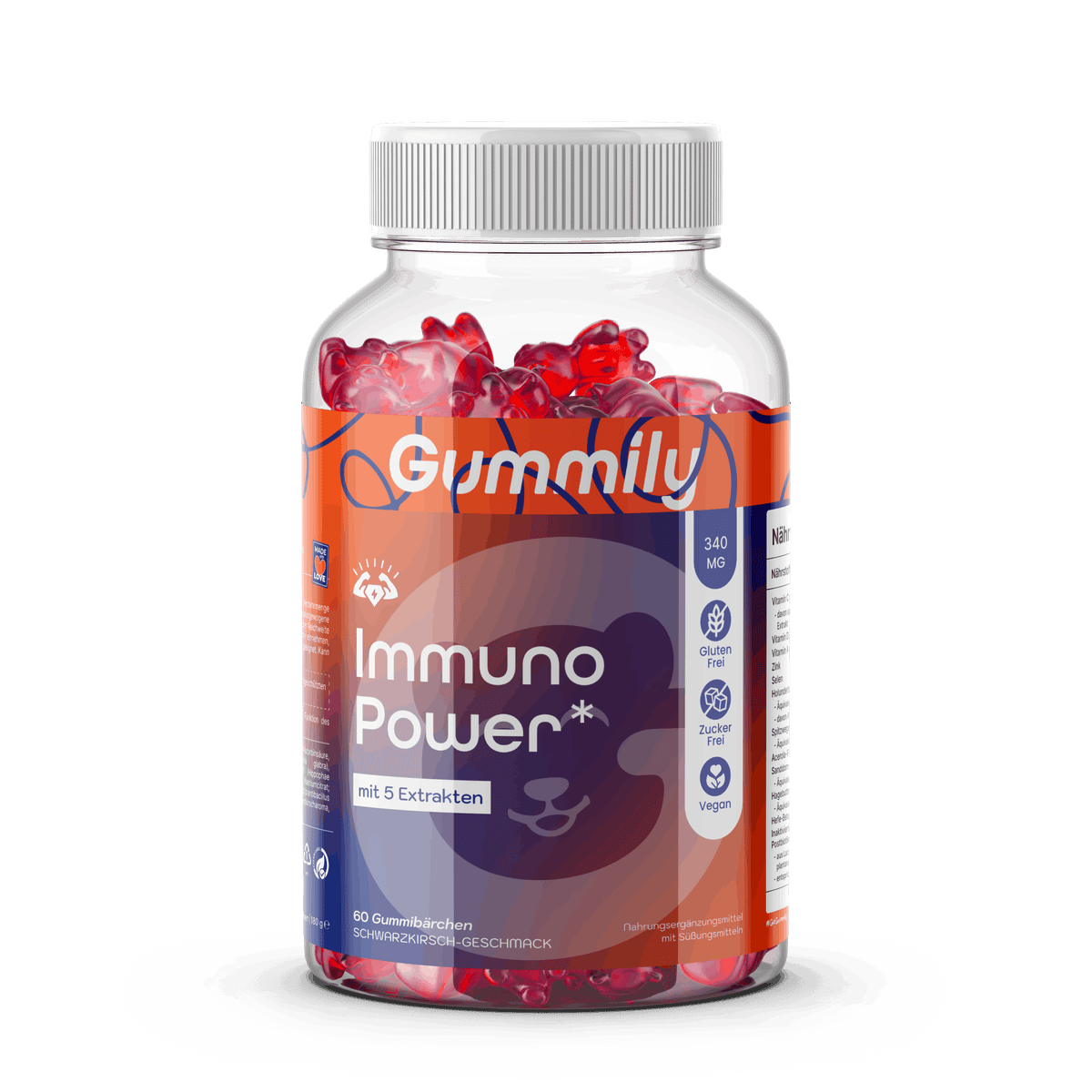 Immuno Power* Gummies with 5 Extracts