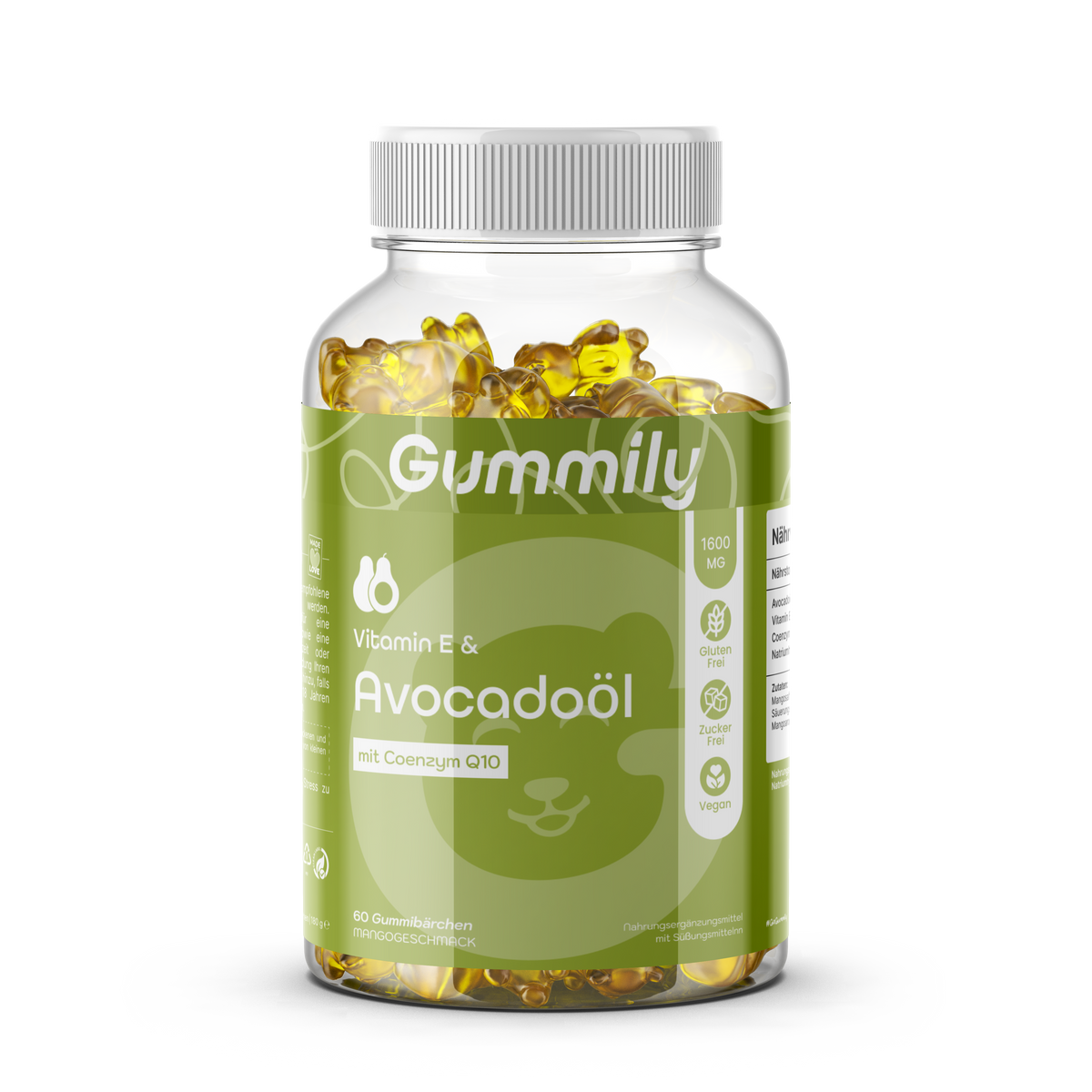 Avocadoöl- & Vitamin-E-Gummis mit Coenzym Q10
