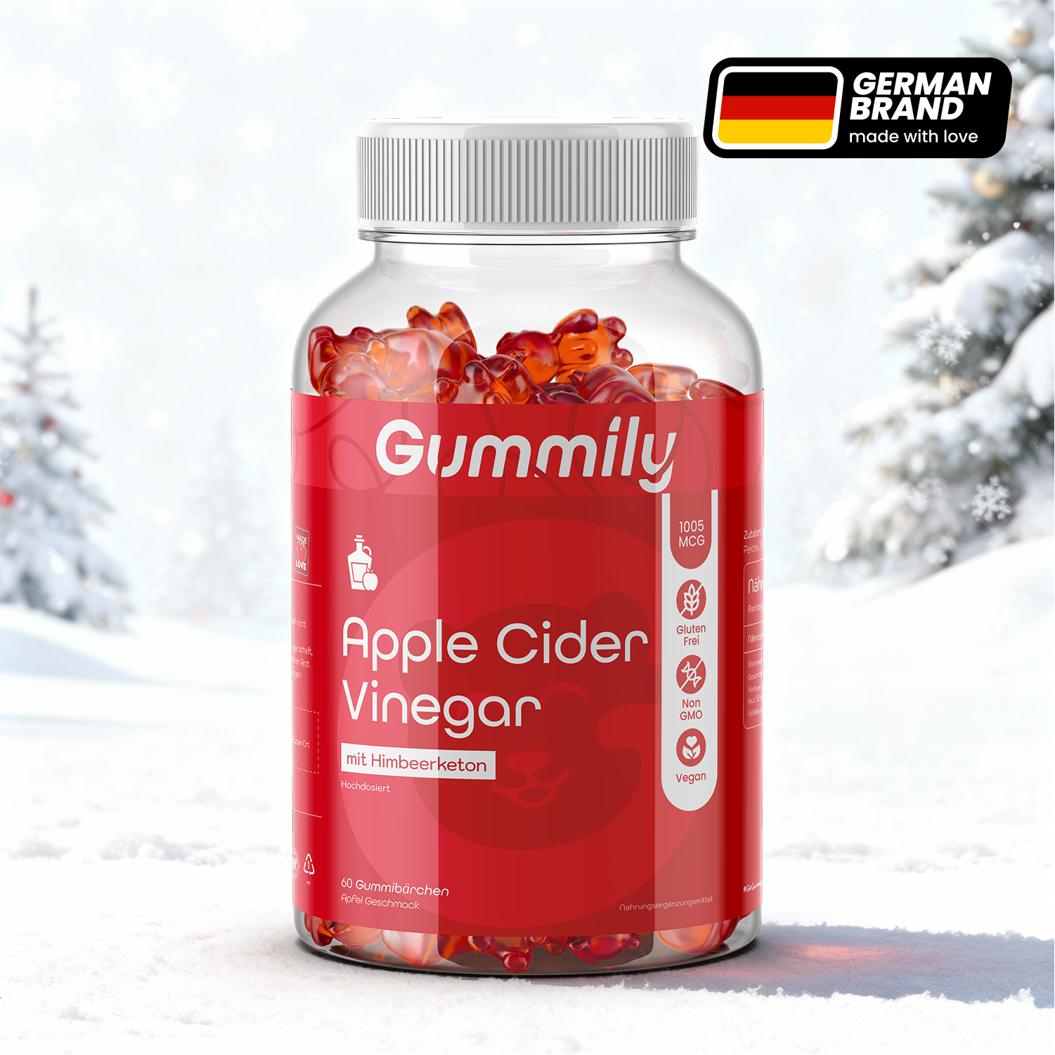 Apfelessig Gummibärchen 