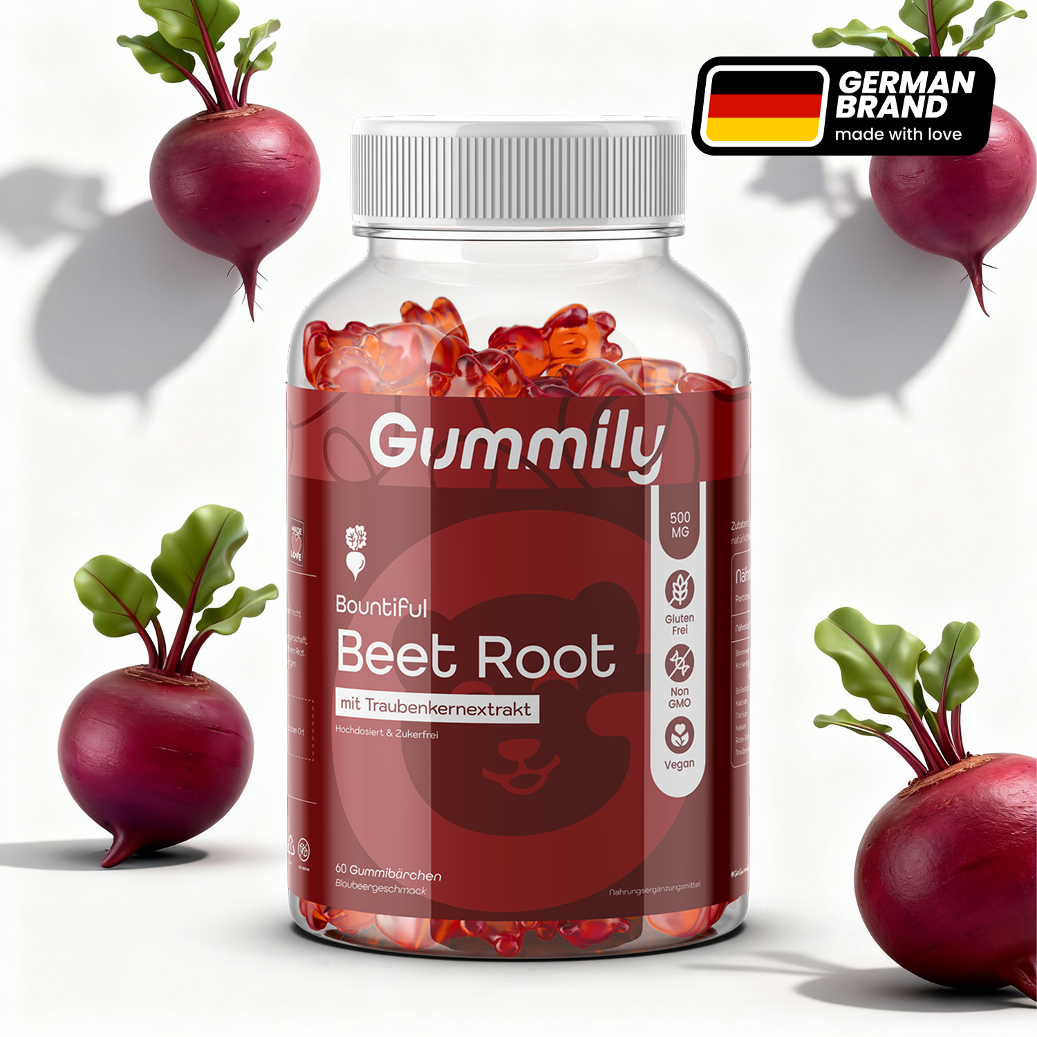 Rote Bete Gummibärchen 