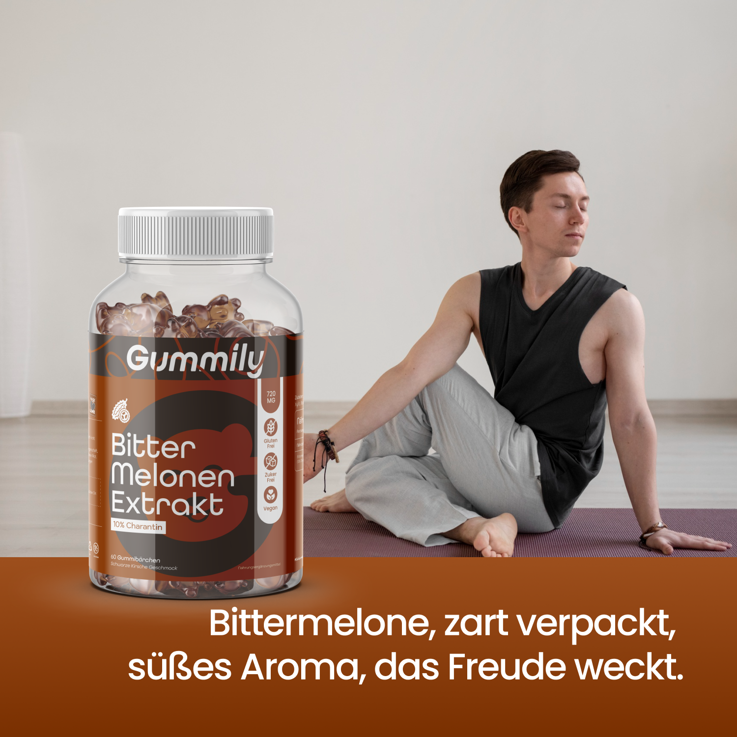 Bittermelon extract gummy bears