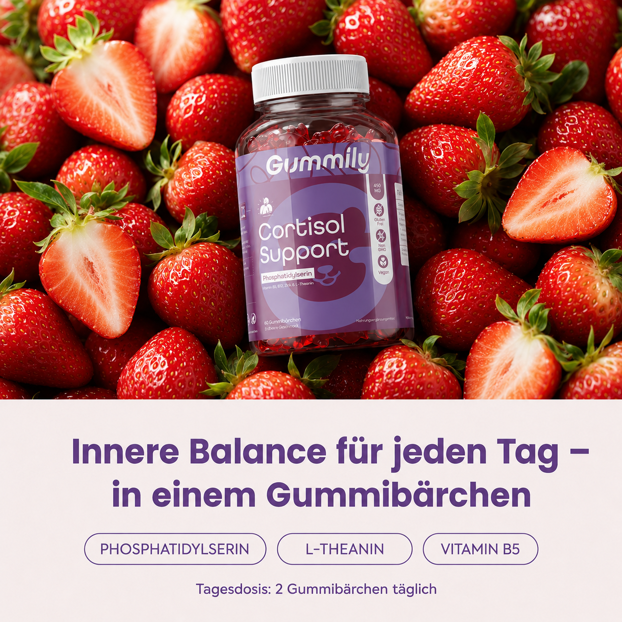 Fokus Gummibärchen mit Phosphatidylserin & L-Theanin – Vorteile