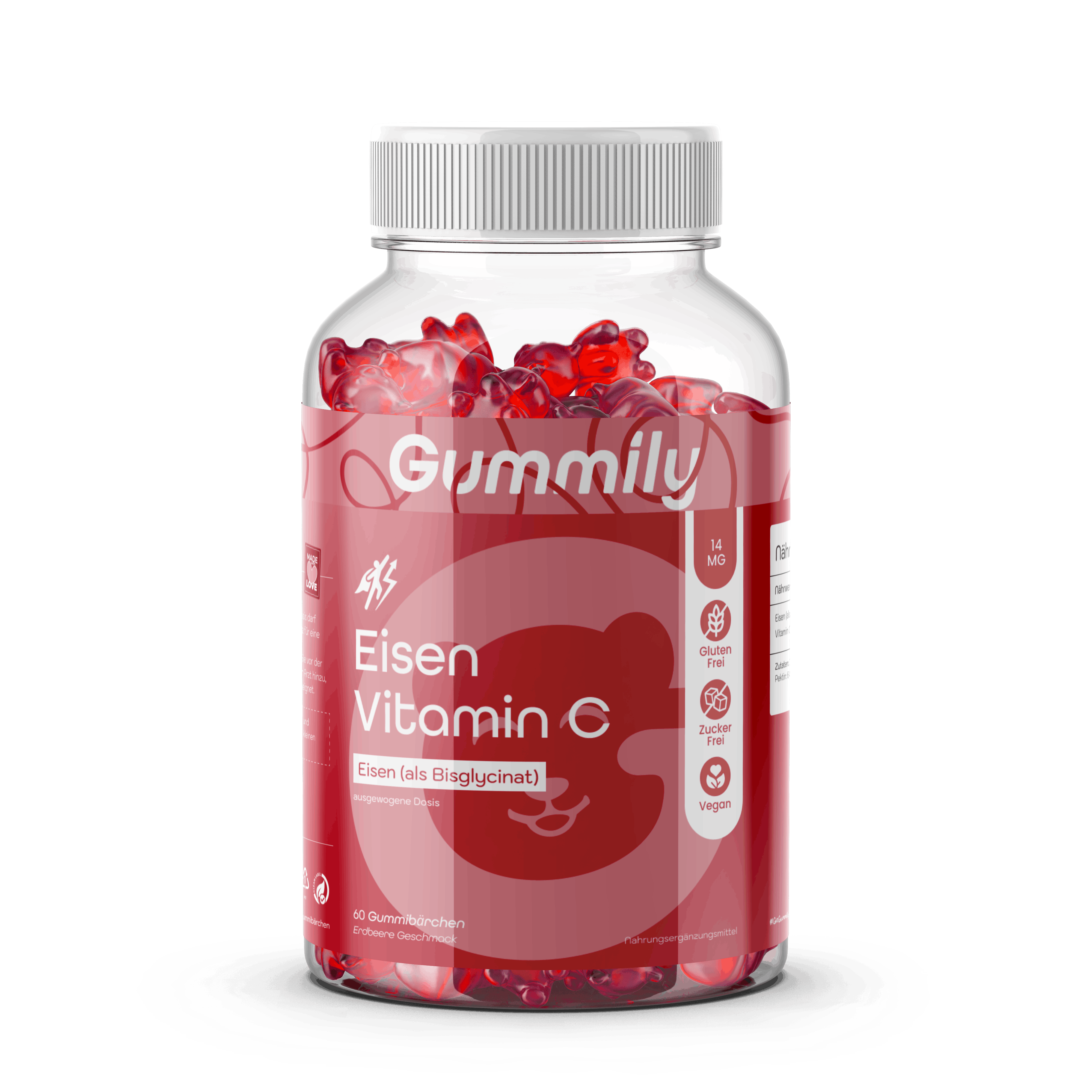 Eisen und Vitamin C Gummibärchen
