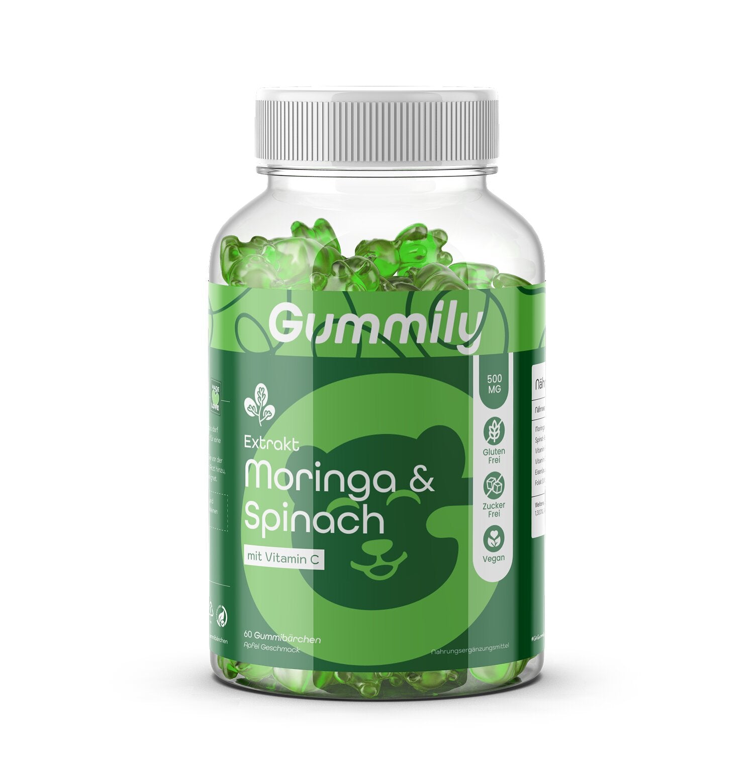 Moringa Gummy Bears with Spinach Extract