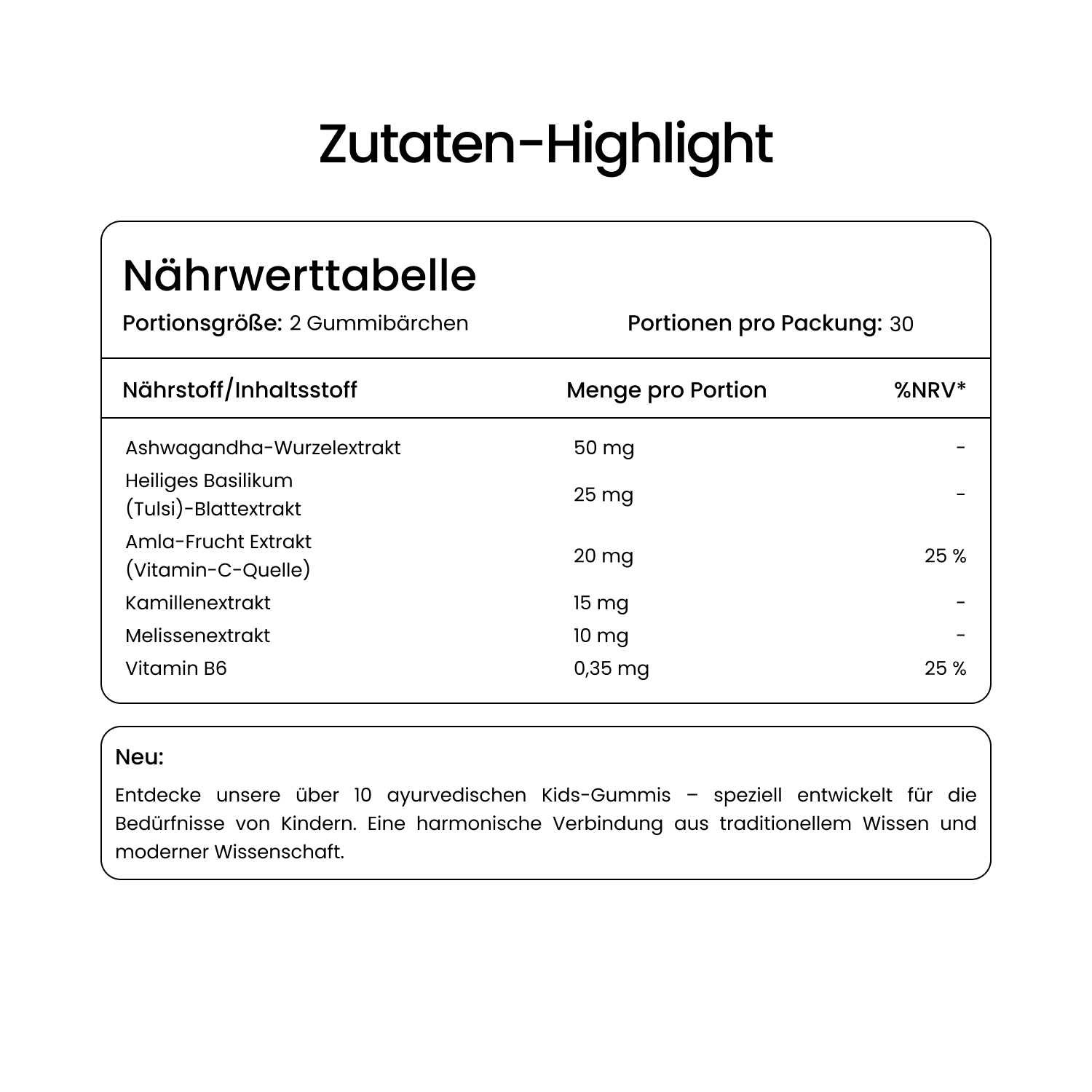 Ayurveda Sleep Gummy Bears Without Melatonin