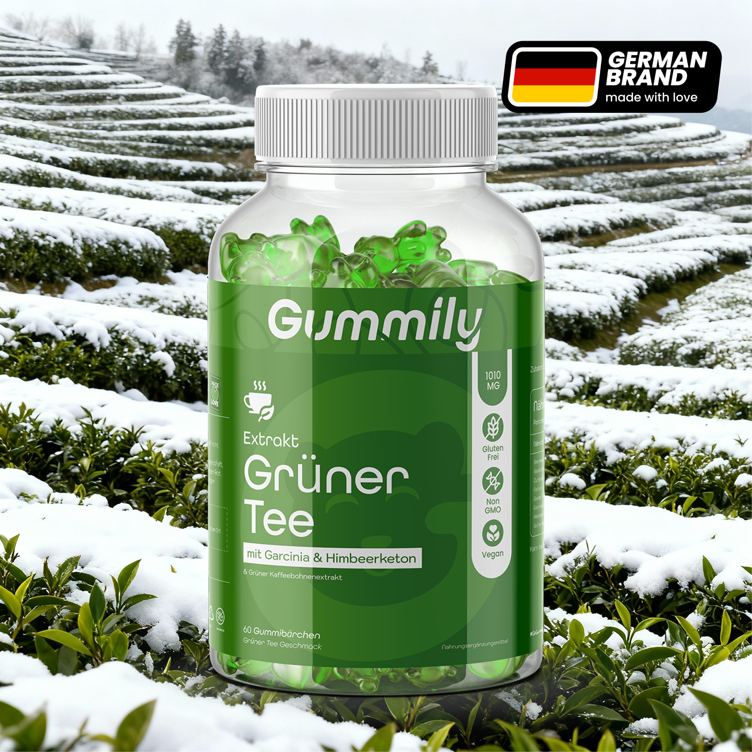 Grüntee-Extrakt Gummibärchen