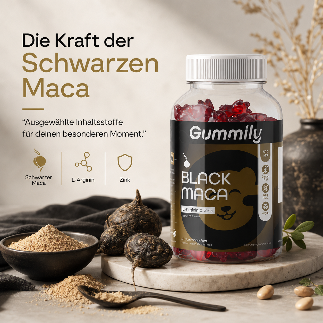 Black Maca Gummies