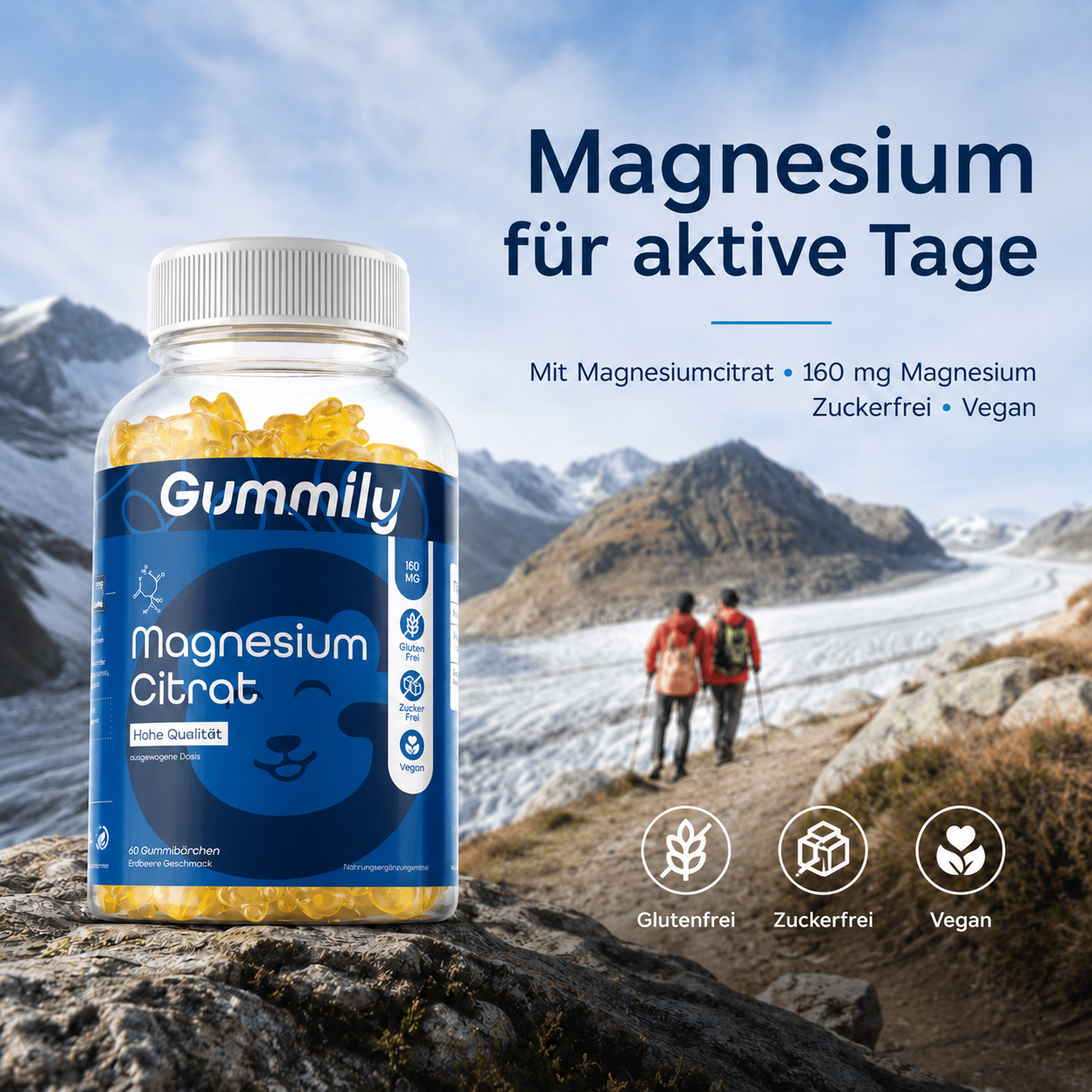 Magnesiumcitrat-Gummibärchen