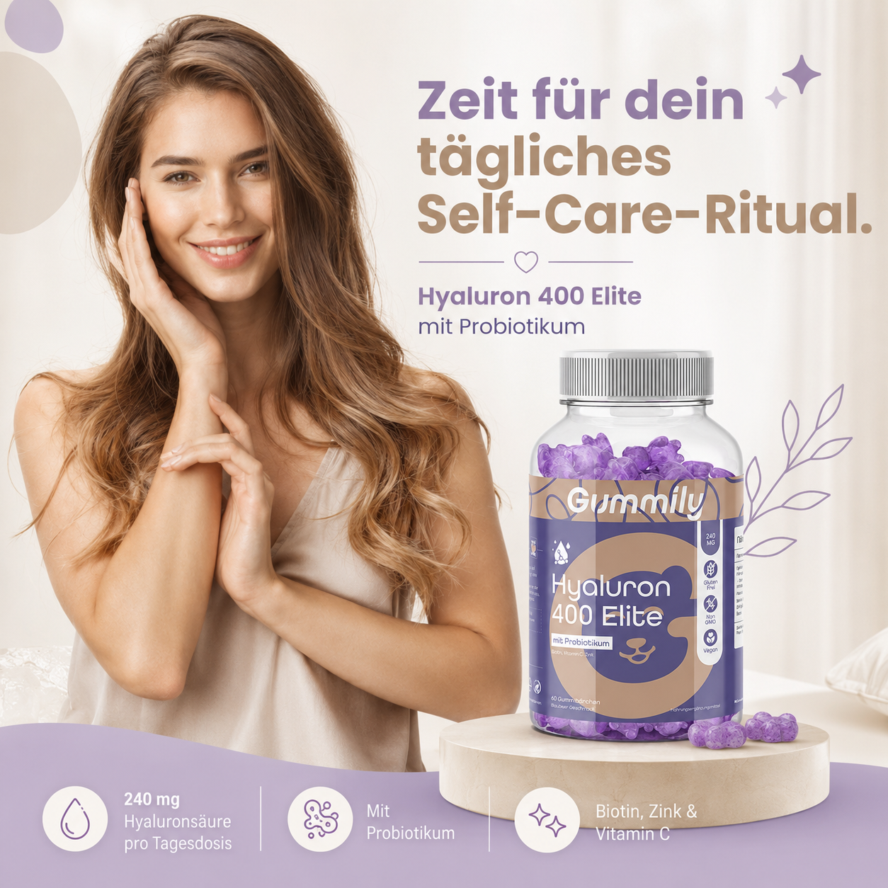 Hyaluron 400 Elite Gummibärchen