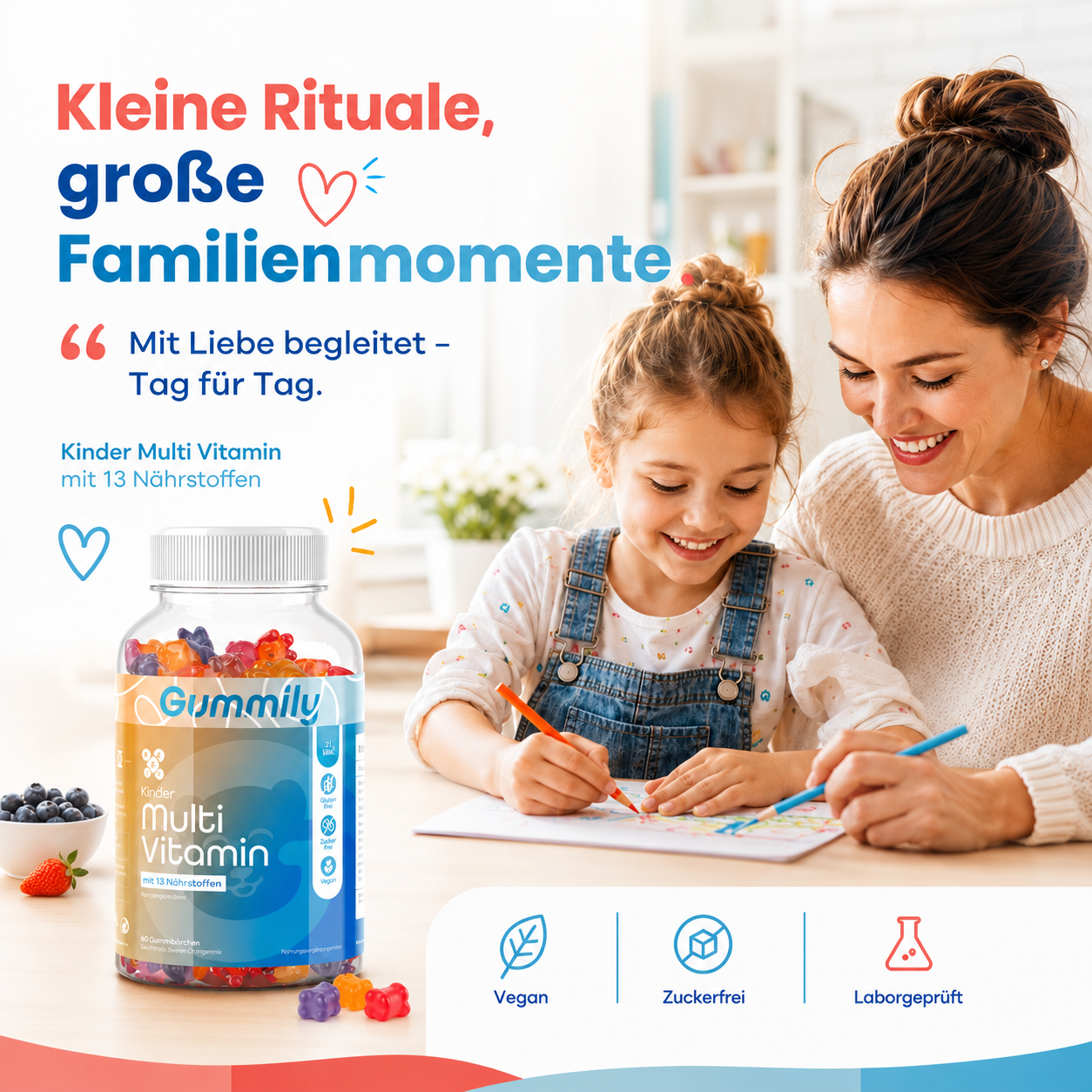 Multivitamin-Fruchtgummis für Kinder