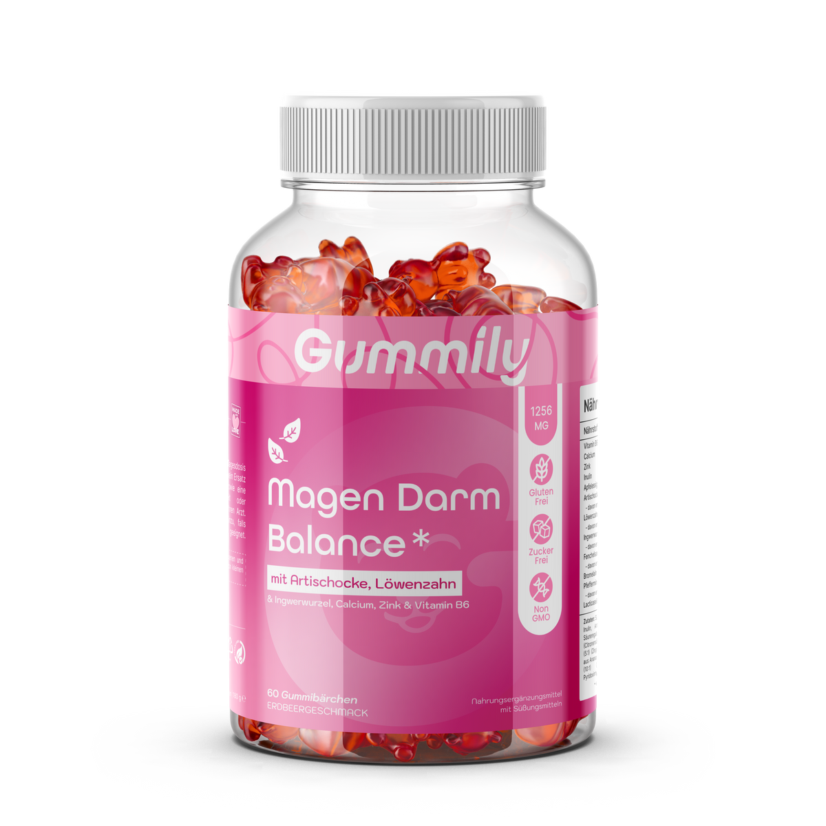 Botanical Gummies with Calcium, Zinc & Vitamin B6 – Strawberry