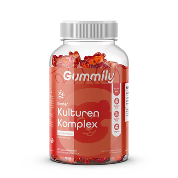 Bakterienkulturgummis für Kinder mit Kalzium & Vitamin D – Erdbeere