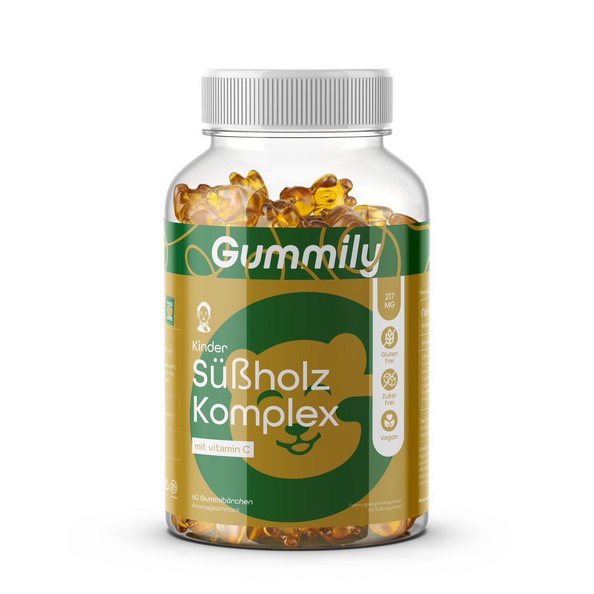 Vitamin C Gummies for Children with Herbal Blend – Pineapple