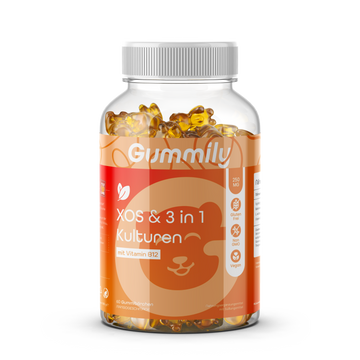 Fibre & Culture Gummies with Vitamin B12 – Mango