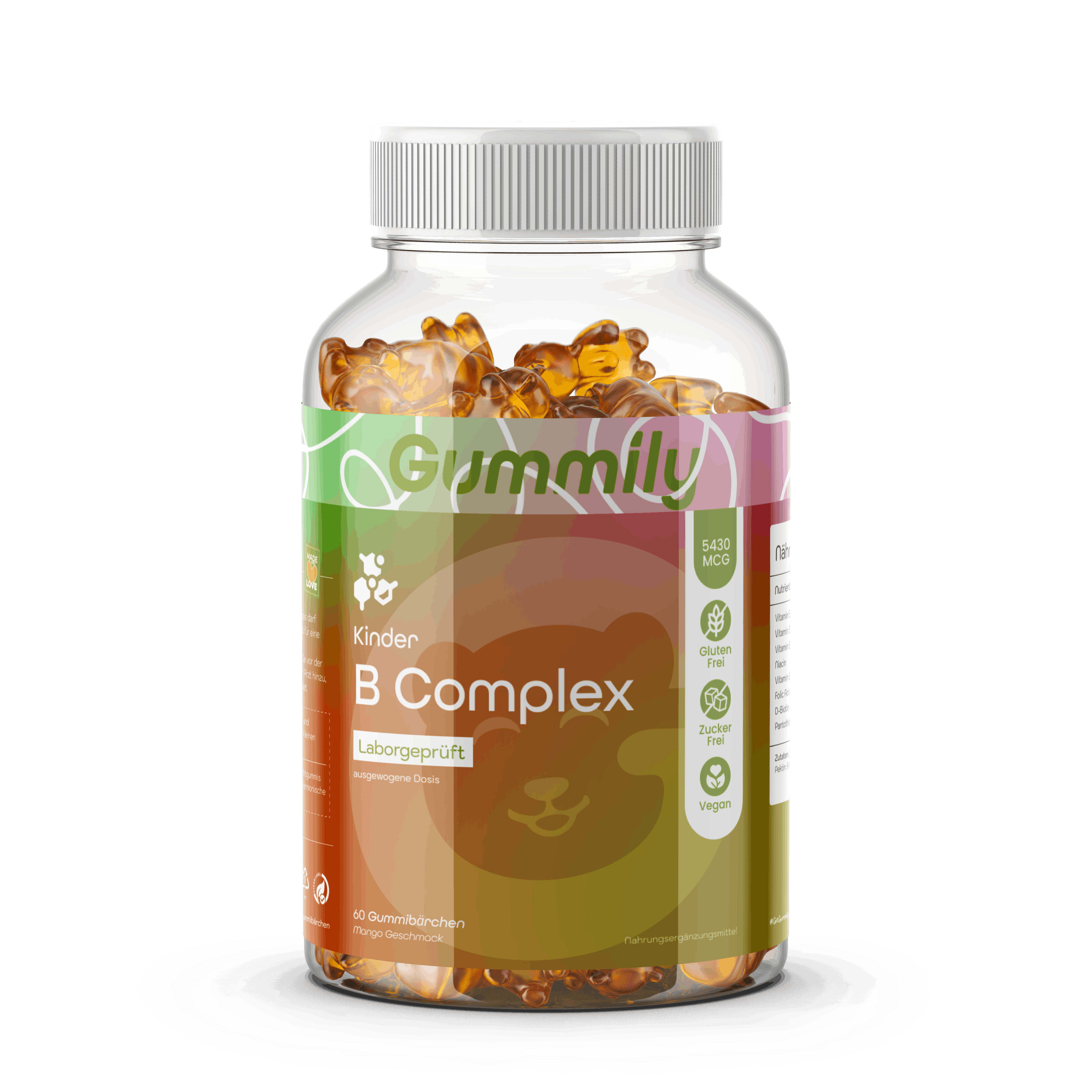 Kinder B-Komplex Gummibärchen