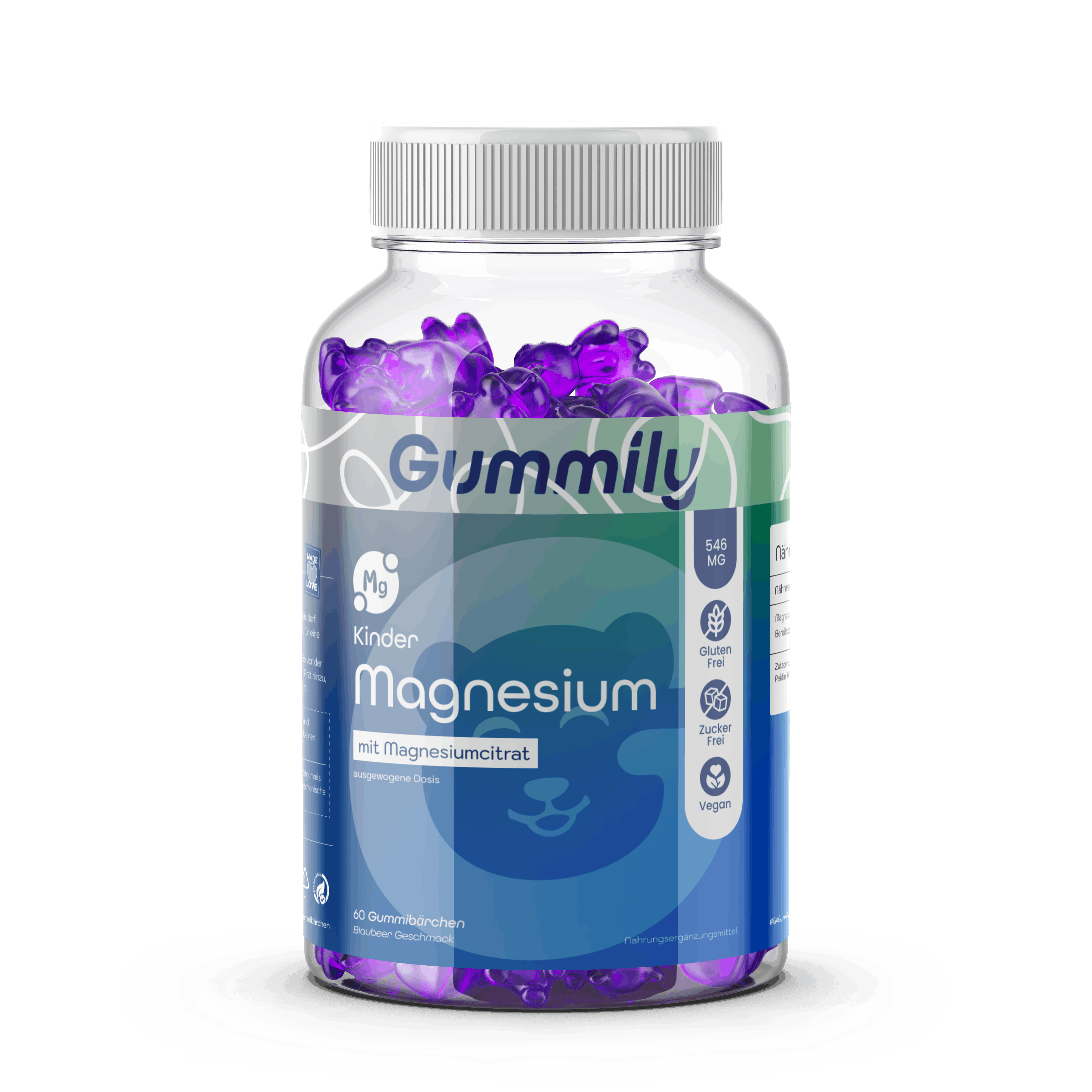 Magnesium-Gummibärchen für Kinder