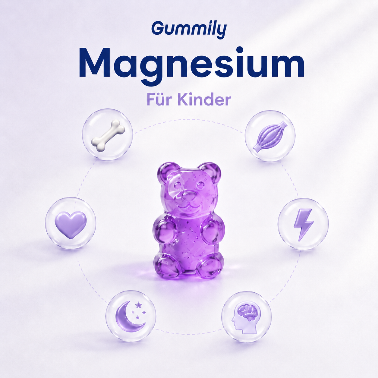 Magnesium-Gummibärchen für Kinder