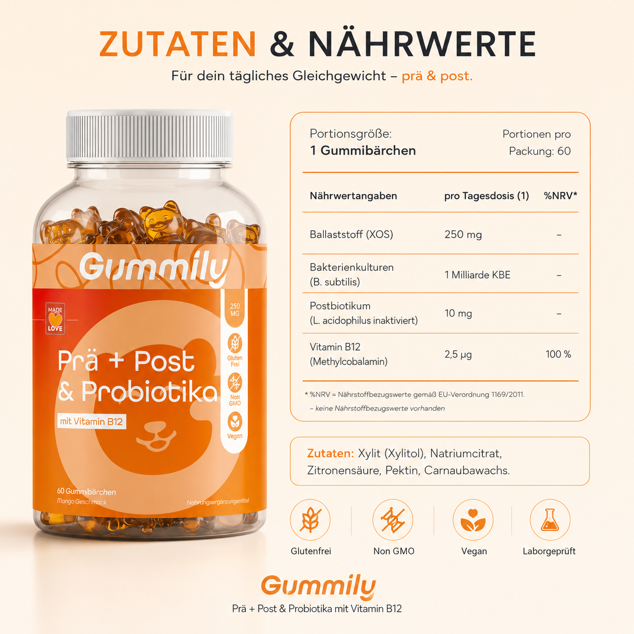 Pre+Post+Probiotics Gummies