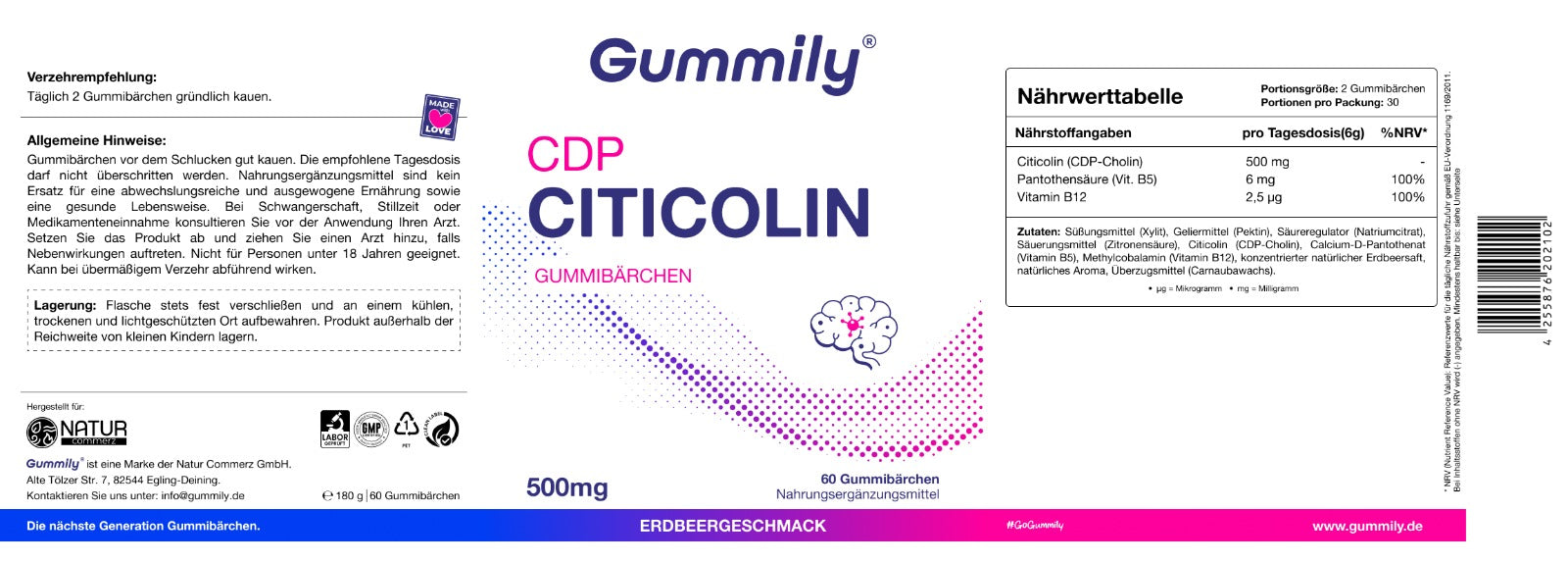 CDP Citicolin Gummies