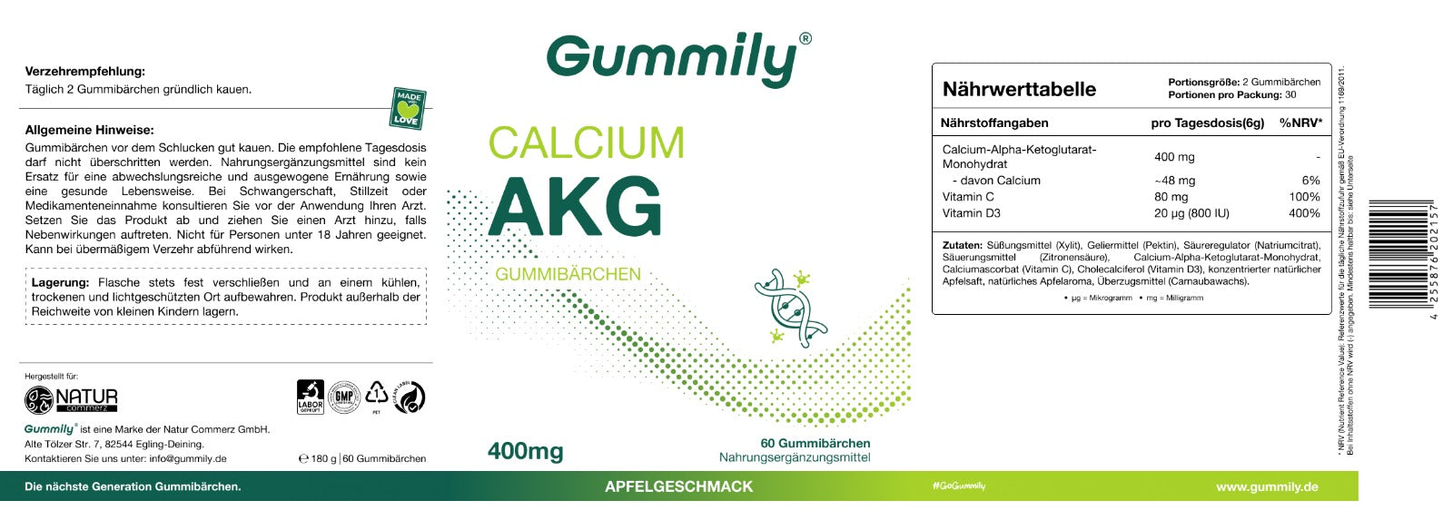 Calcium AKG Gummibärchen