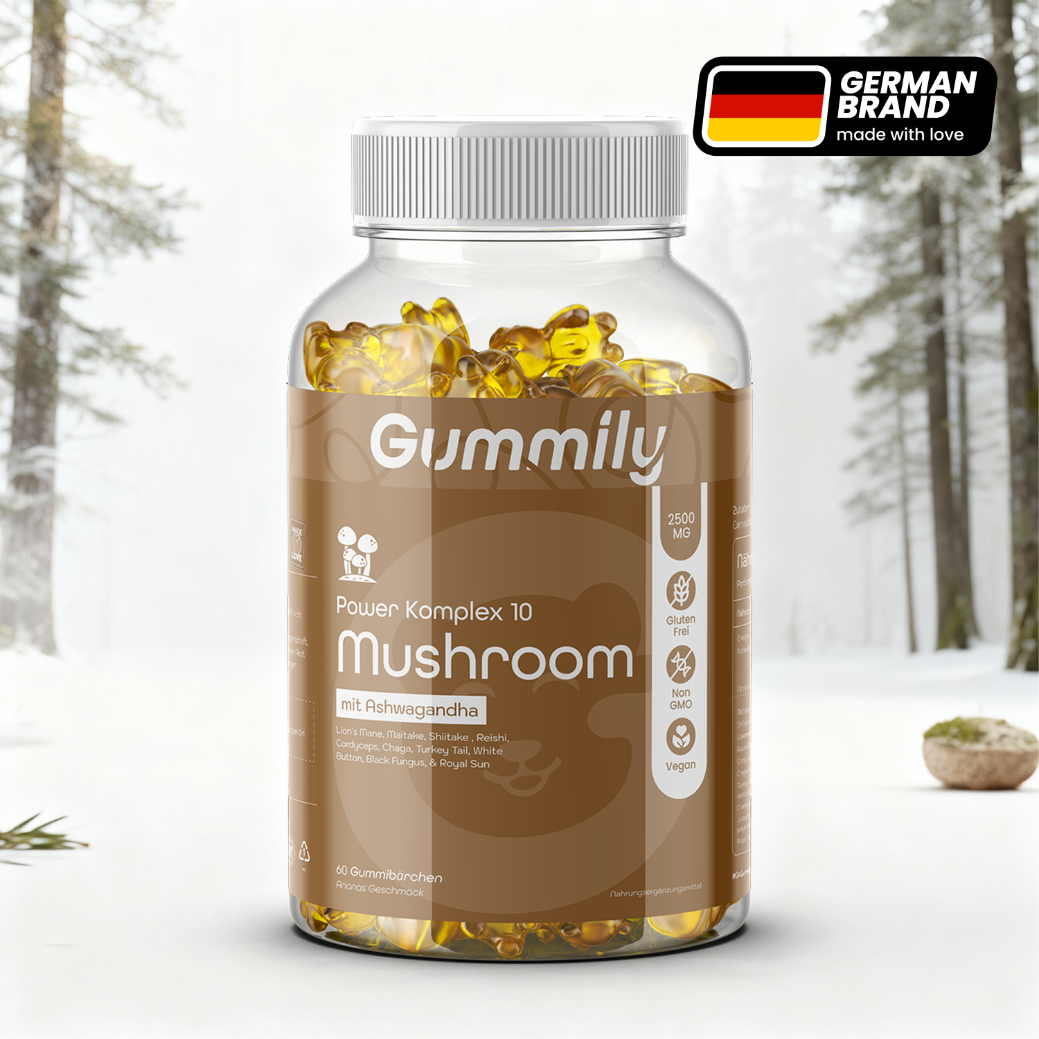 10 Mushroom Gummibärchen