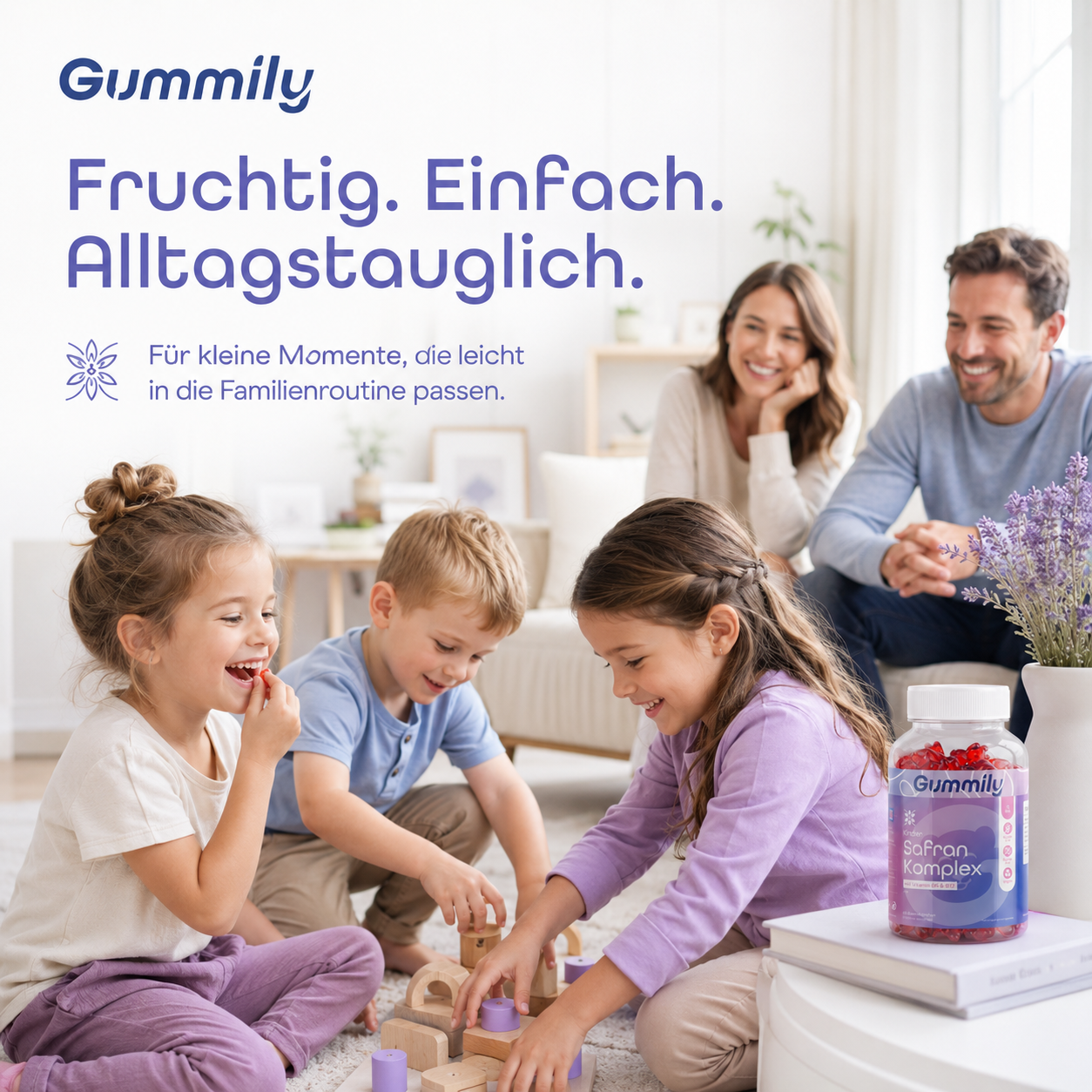 Safran-Gummibärchen für Kinder