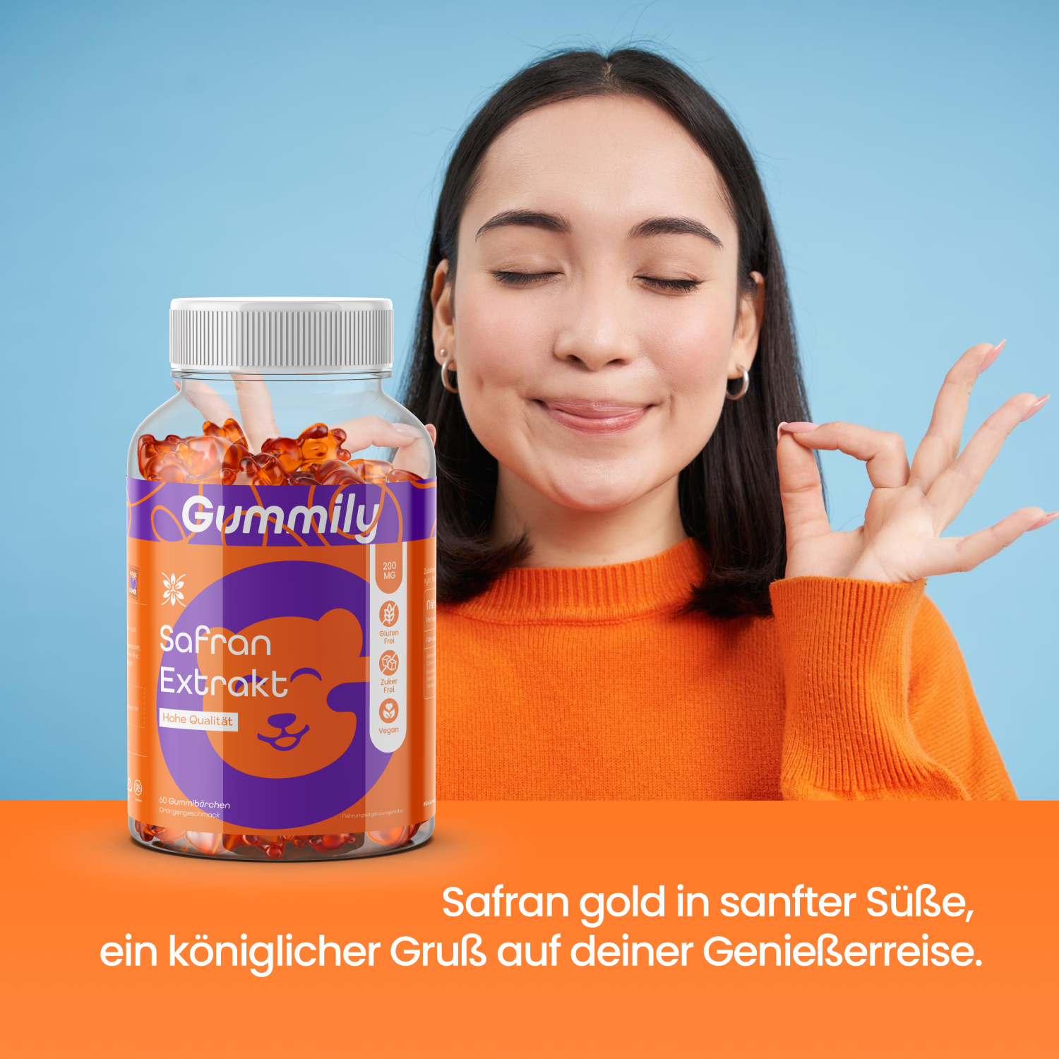 Safran-Extrakt-Gummibärchen