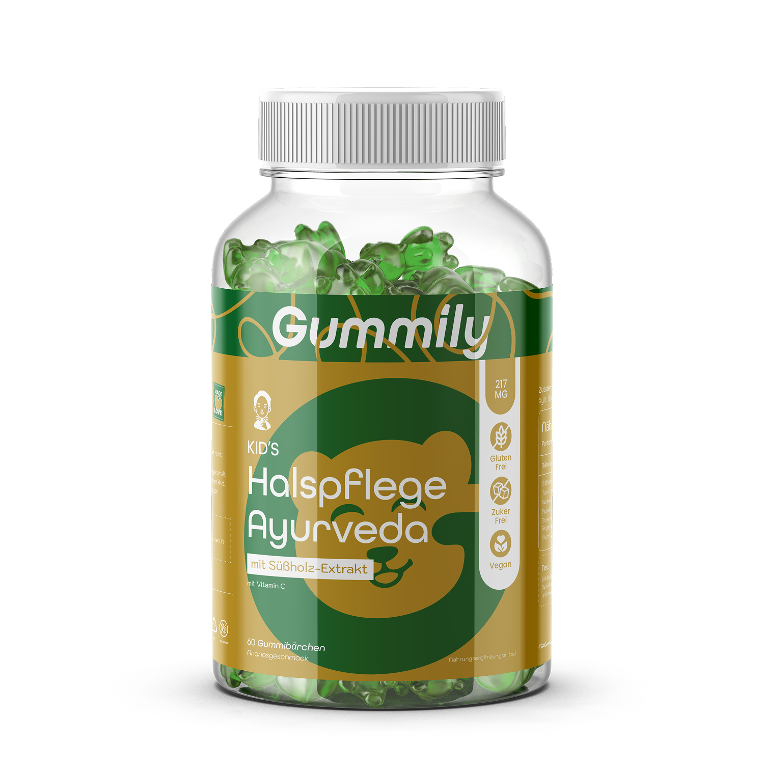 Kinder Ayurveda Halspflege Gummibärchen
